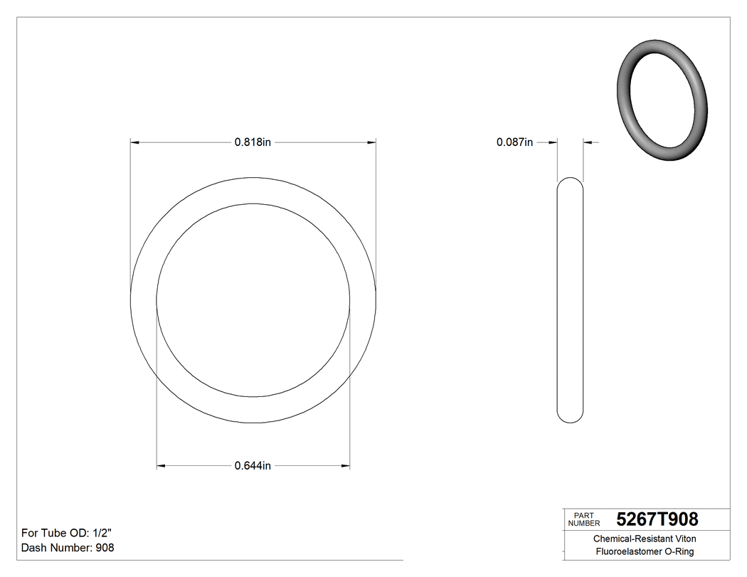 Technical drawing - 5267T791